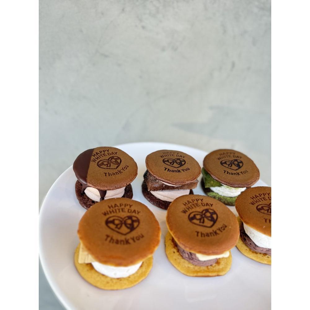 （ホワイトデー限定焼き印）生どら6種6個