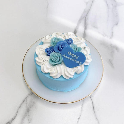 キラキラ薔薇ケーキ