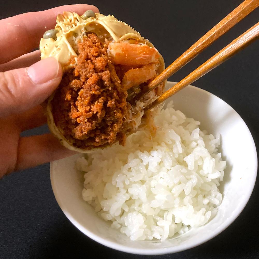 せいこ蟹甲羅盛り