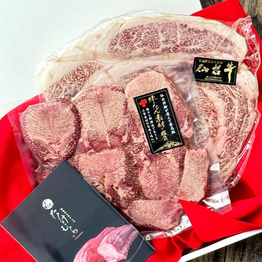 焼肉セット450g（牛タン厚切＋仙台牛リブロース） | 仙台牛と牛タンのたけむら
