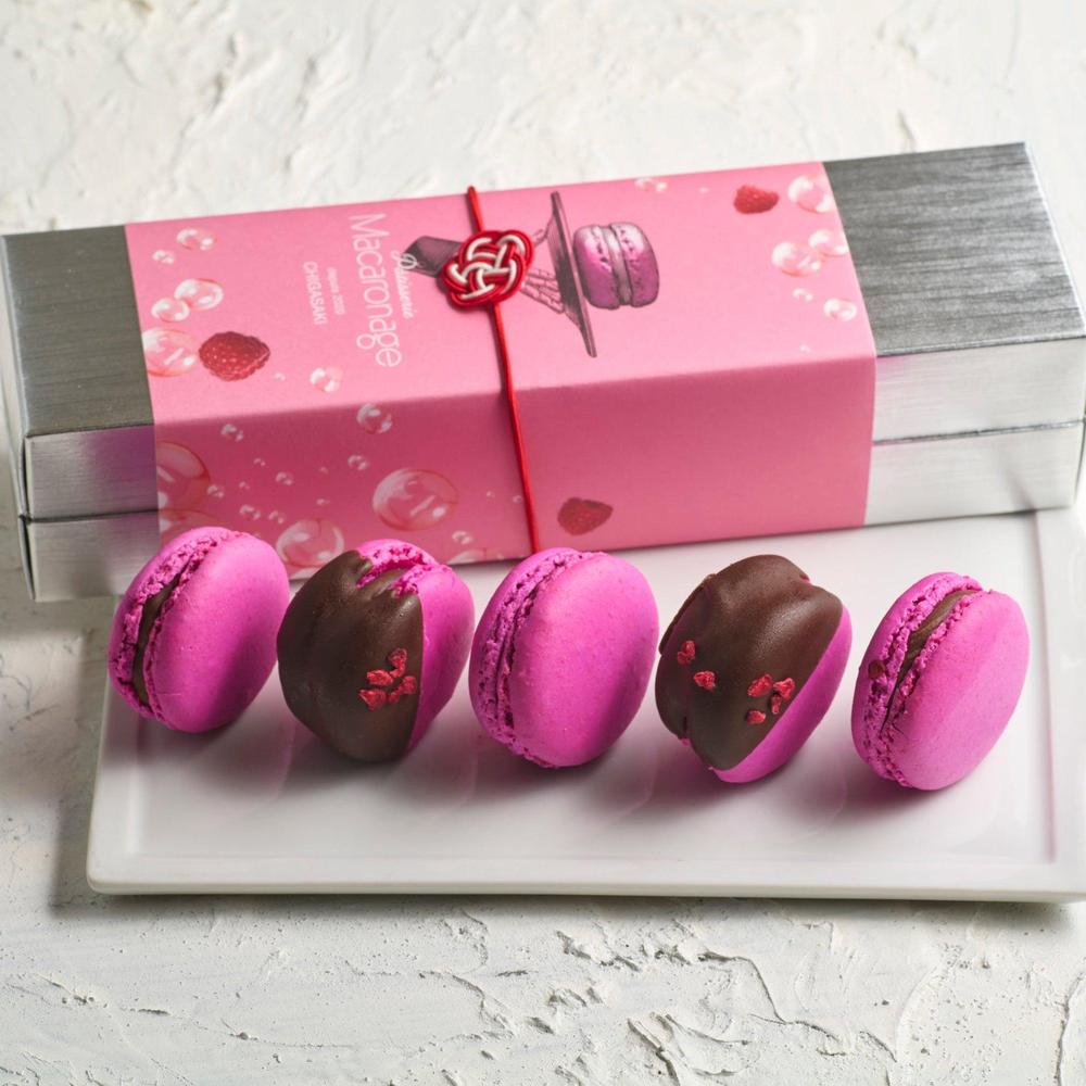 ラグジュアリーシャンパンマカロン5個入 | パティスリーマカロナージュ