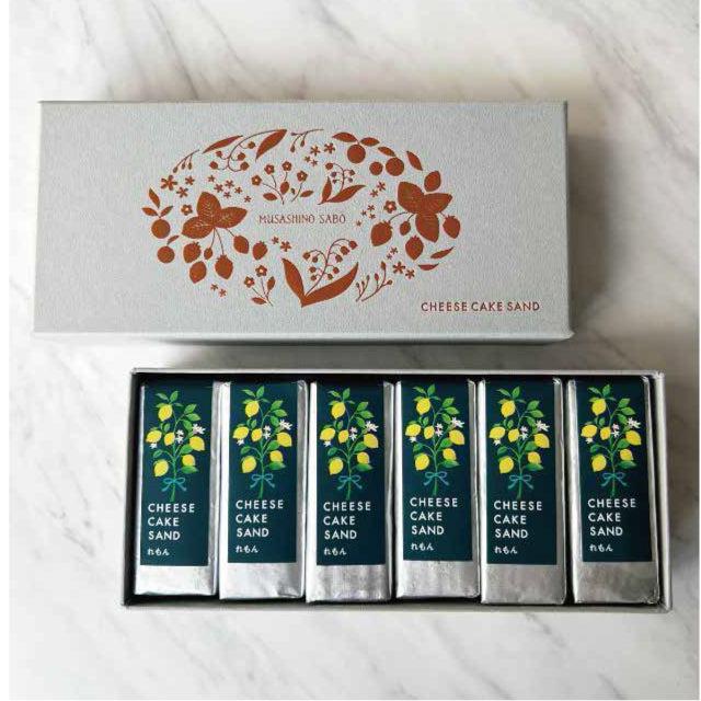 【期間限定】チーズケーキサンド - CHEESECAKE SAND - レモン 6本入 | M-dish（エムディッシュ）