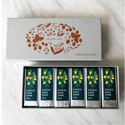 【期間限定】チーズケーキサンド - CHEESECAKE SAND - レモン 6本入 | M-dish（エムディッシュ）
