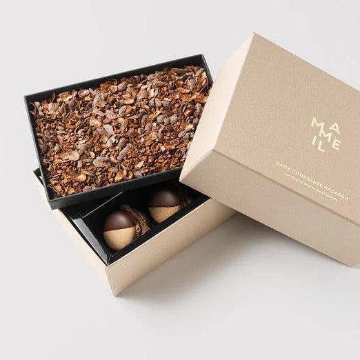 MAMEIL NAMA CHOCOLATE MACARON - Chocolate / Creme brulee（6個入）