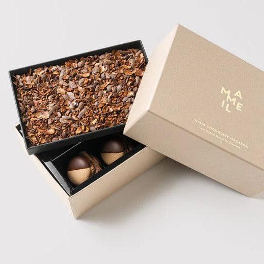 MAMEIL NAMA CHOCOLATE MACARON - Chocolate / Pistachio / Creme brulee（6個入）