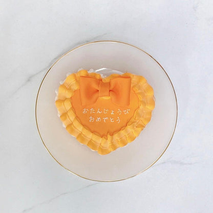 フリルリボンドリップケーキ