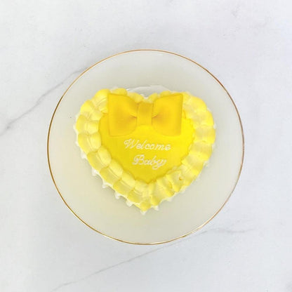 フリルリボンドリップケーキ