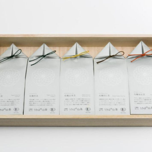 うきはの山茶 5本入 桐箱 GFT5-1 