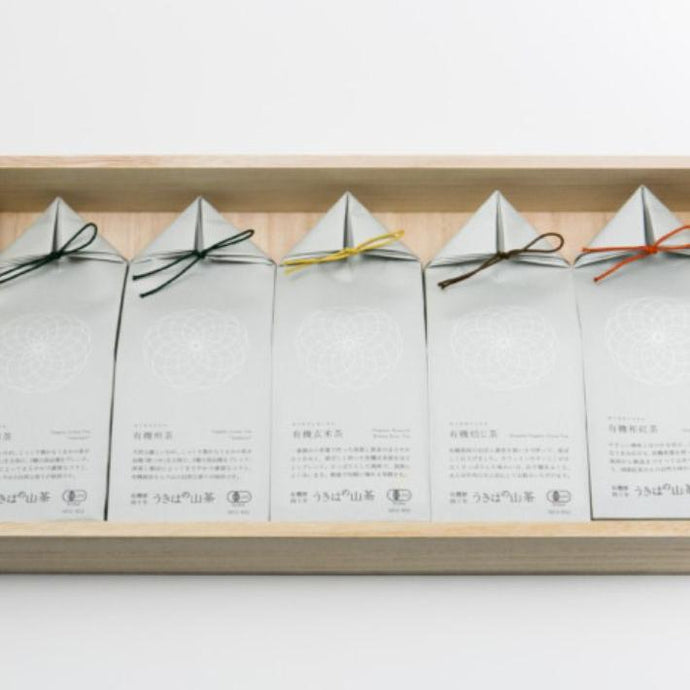 うきはの山茶 5本入 桐箱 GFT5-1 