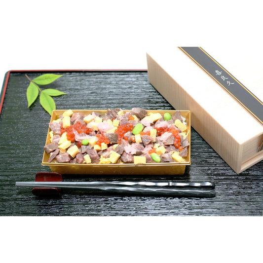 黒毛和牛ローストビーフちらし寿司2人前