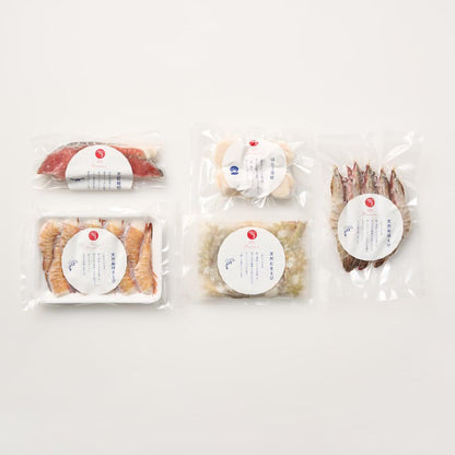 海鮮5品のハレの日セット