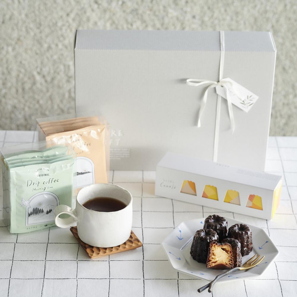 送料無料】セトレのカヌレ&コーヒー2種ギフトセット | SETRE