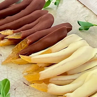 ピールチョコセット＜綾日向夏ビター＆ホワイト＞ オーガニックチョコ使用