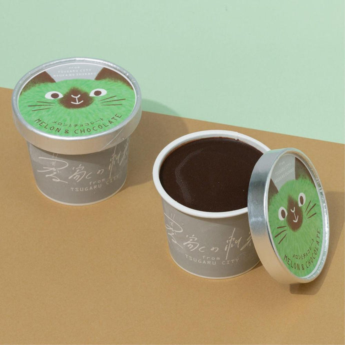 農家のおやつジェラートMELON & CHOCOLATE(メロンとチョコレート)