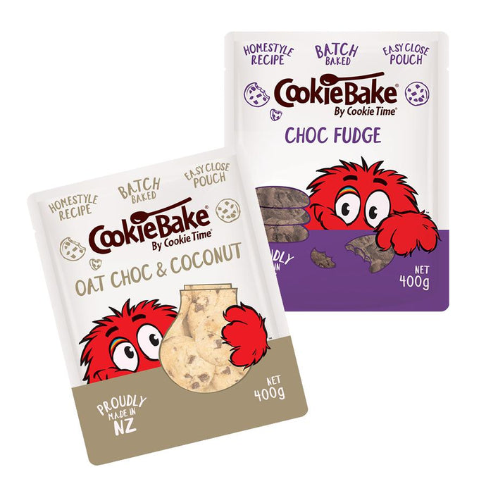 クッキーベイク2種セット オーツココナッツｘチョコファッジ | COOKIE TIME （クッキータイム）