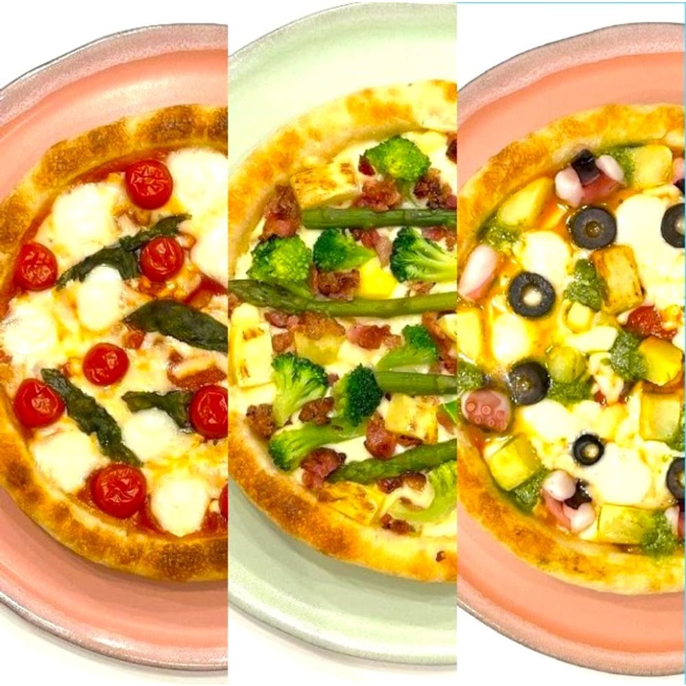 【お誕生日ギフト】冷凍ピザ厳選3枚セット　マルゲリータ?カプレーゼ?　グリル野菜たっぷりの菜園風ピザ　蛸とジャガイモの地中海風ピザ　バースデーカード付 | PIZZA PORT（ピザポート）