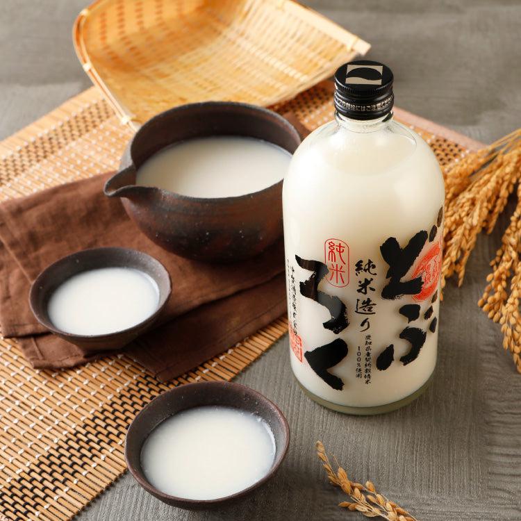 送料無料】にごり酒・純米どぶろく飲み比べ2本セット【木桝付】 | お酒