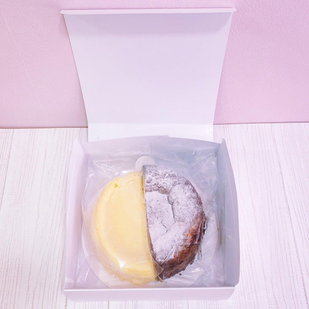 【ガトーショコラ&チーズケーキ】ハーフ＆ハーフケーキ