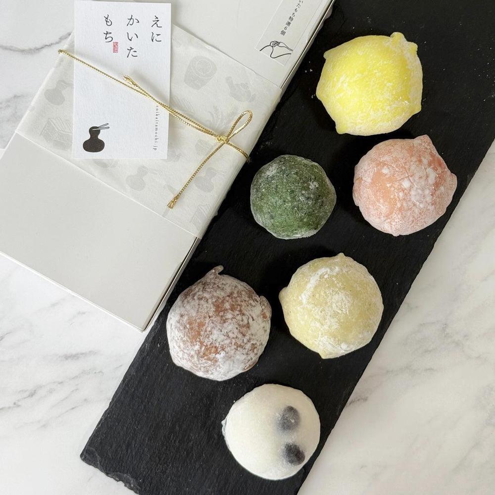 えにかいたもち特選6個セット | えにかいたもち