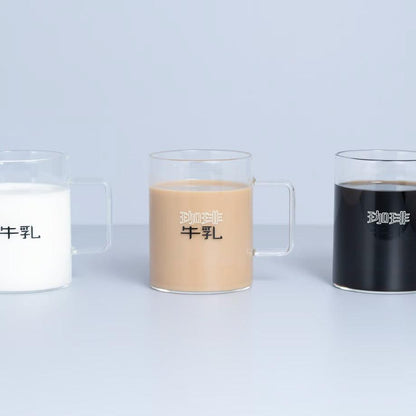 珈琲牛乳のグラスC(耐熱グラス)