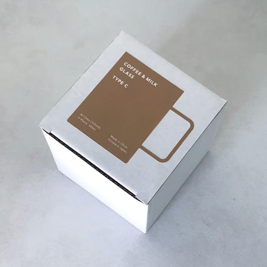 珈琲牛乳のグラスC(耐熱グラス)　包装