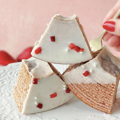 【送料無料】ハートの苺プレミアムバウムクーヘン