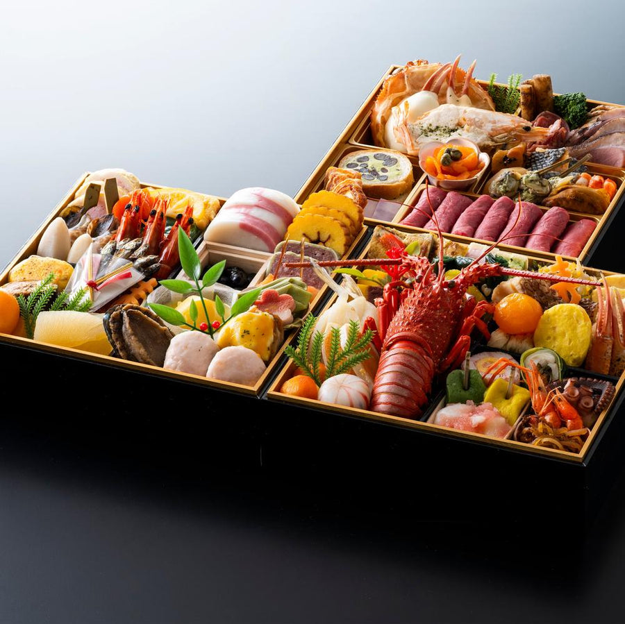 【送料無料】2027年新春おせち三段重　5～6人前(80品)