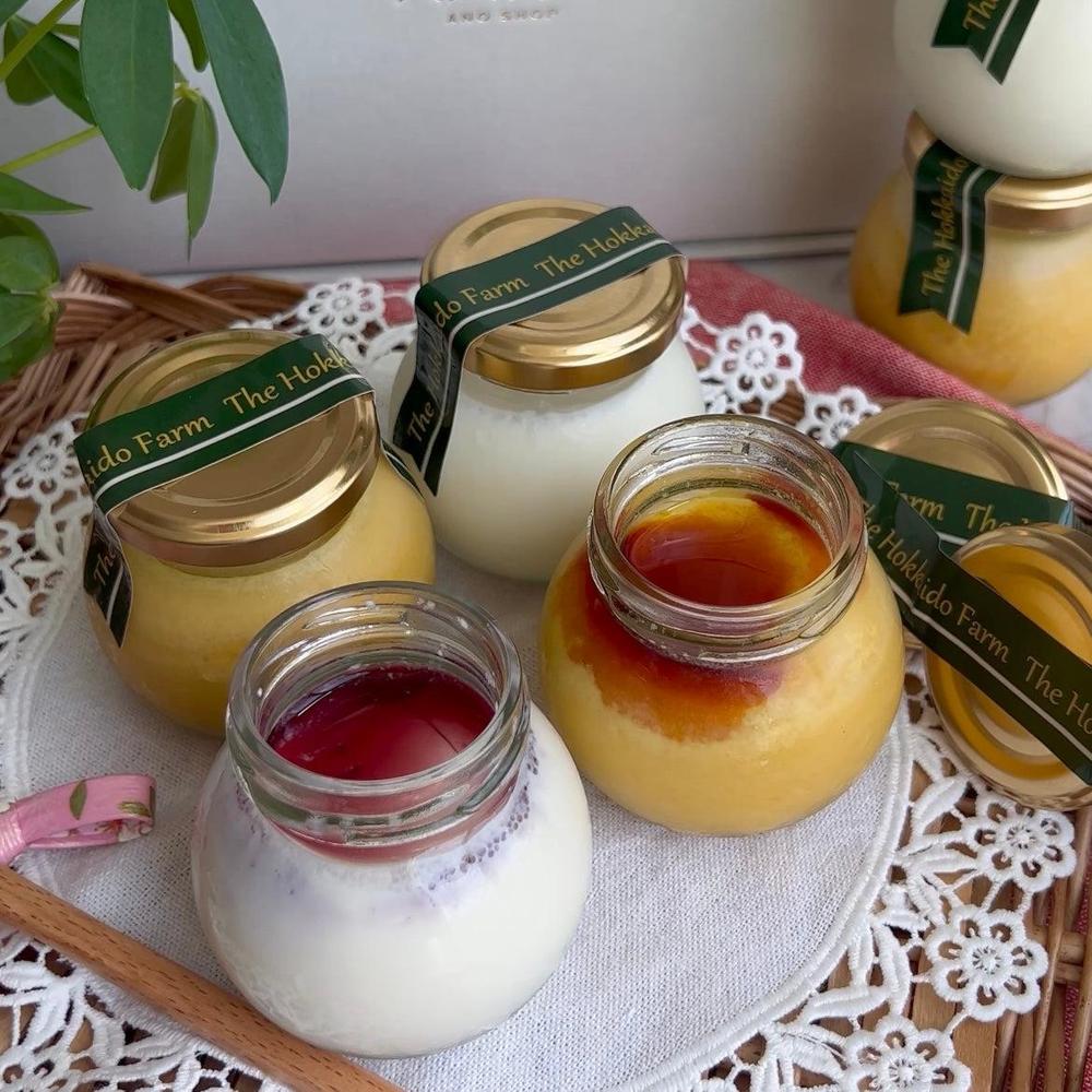 無添加】 北のプリン「ゴールド＆ホワイト」(3個入/6個入) | 穴太商店