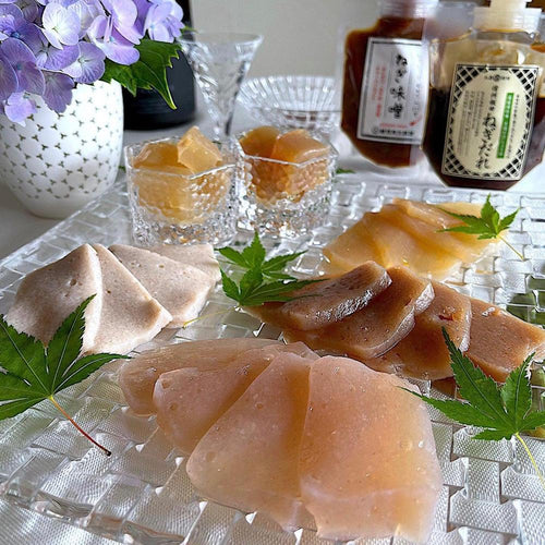《手造り蒟蒻とたれ》お試しセット | 手造りこんにゃくのお店 ポタジェやすおか