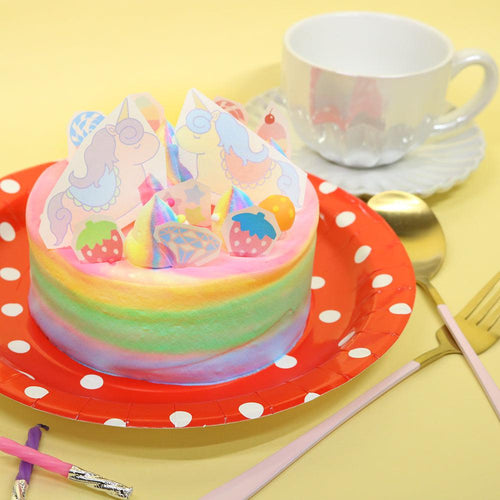 ユニコーンカラフルケーキ
