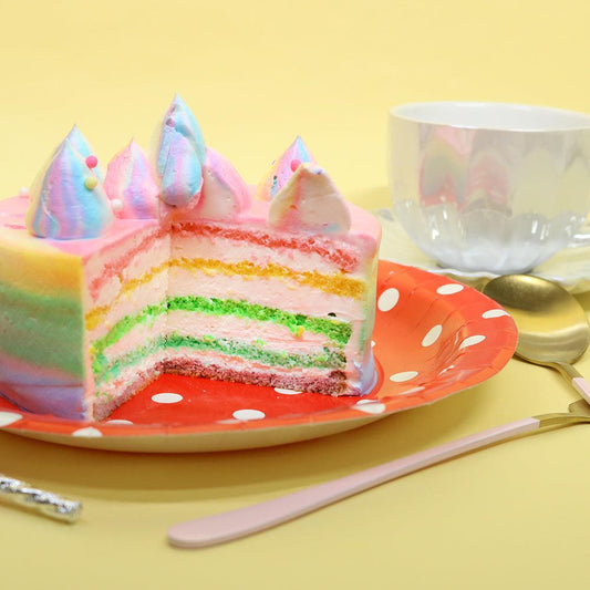 ユニコーンカラフルケーキ