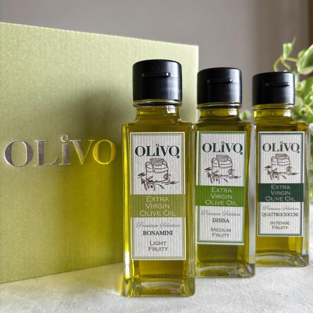 世界的に OLiVO イタリア産エクストラバージンオリーブオイル A 3本セット 調味料・料理の素・油