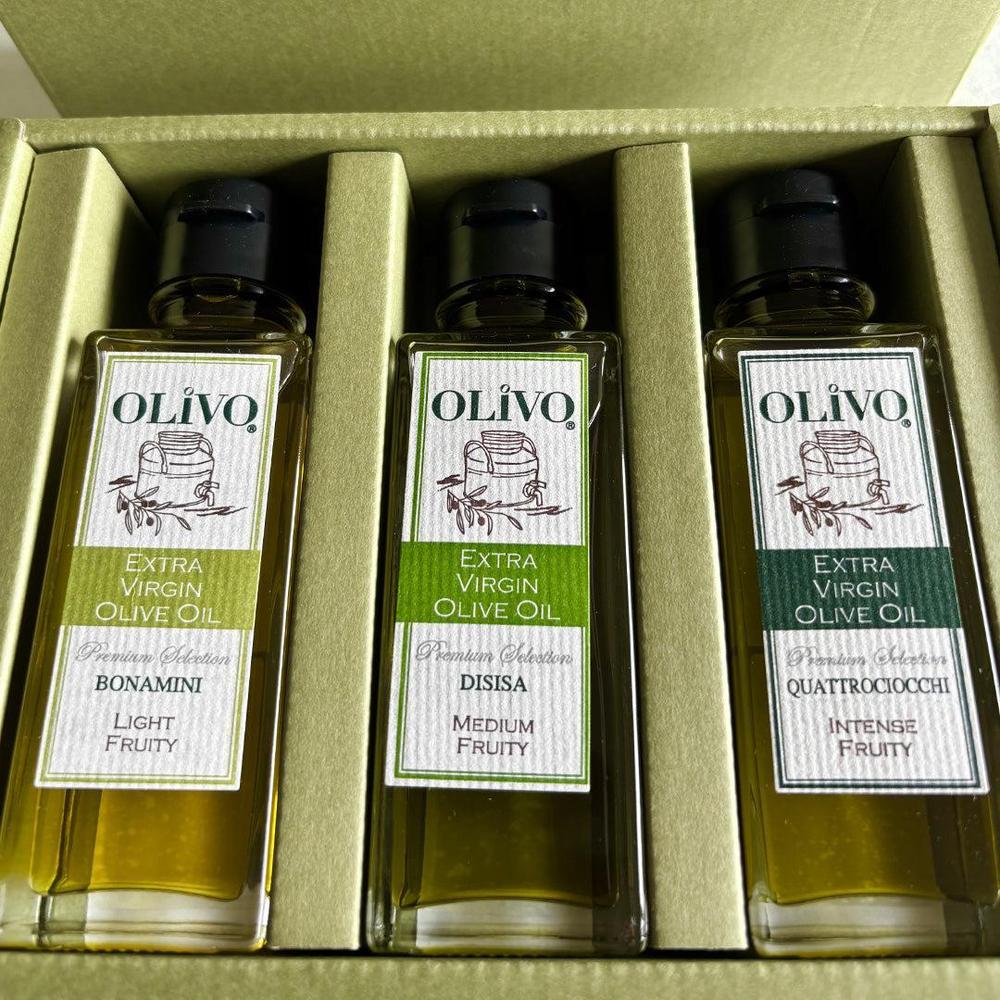 国内初の直営店 OLiVO イタリア産エクストラバージンオリーブオイル 3本セット A 調味料・料理の素・油