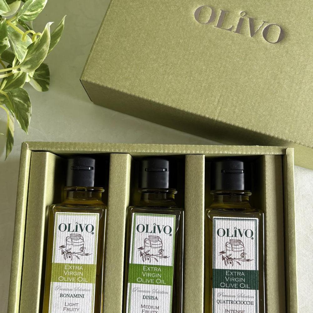 OLiVO イタリア産エクストラバージンオリーブオイル 3本セット A
