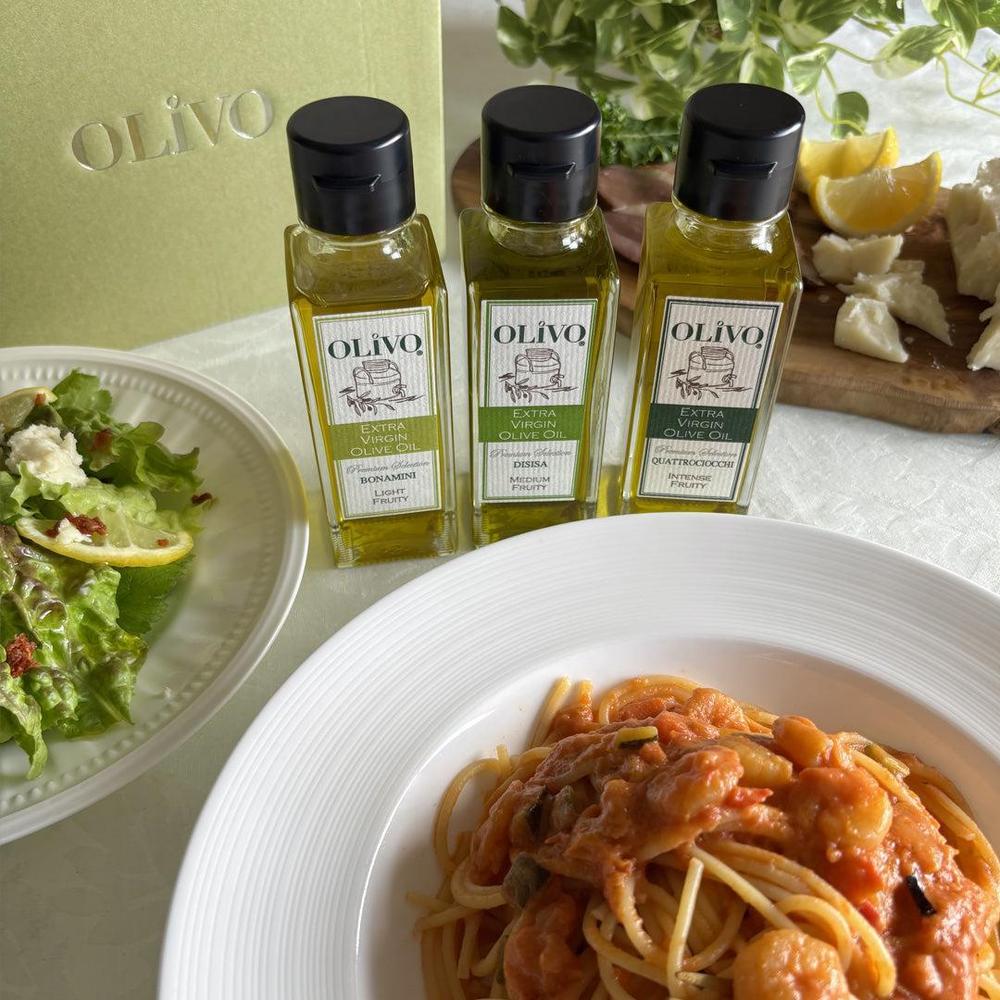 OLiVO イタリア産エクストラバージンオリーブオイル 3本セット A