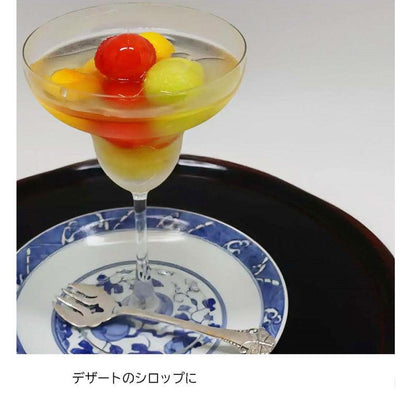 デザートのシロップに