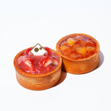 【送料無料】ミニタルト2個セット　長野県産いちご・タルトタタン | 国産大豆タルト専門店いとおかしき