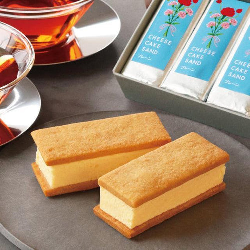 チーズケーキサンド - CHEESECAKE SAND - プレーン 6本入 ［春の限定パッケージでお届け］