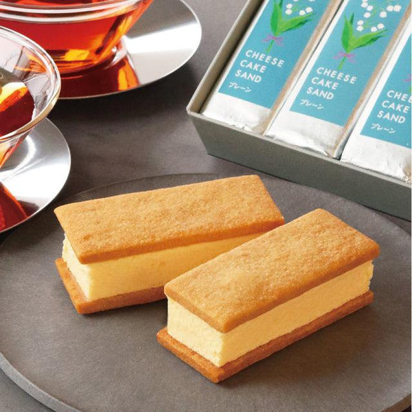 武蔵野茶房 チーズケーキサンド - CHEESECAKE SAND - プレーン 6本入