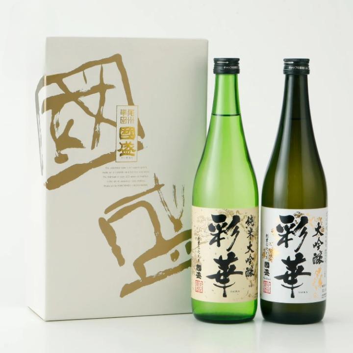 【送料無料】彩華 純米大吟醸・大吟醸 飲み比べ2本セット JS-SA | お酒ギフトのKuni-Zakari