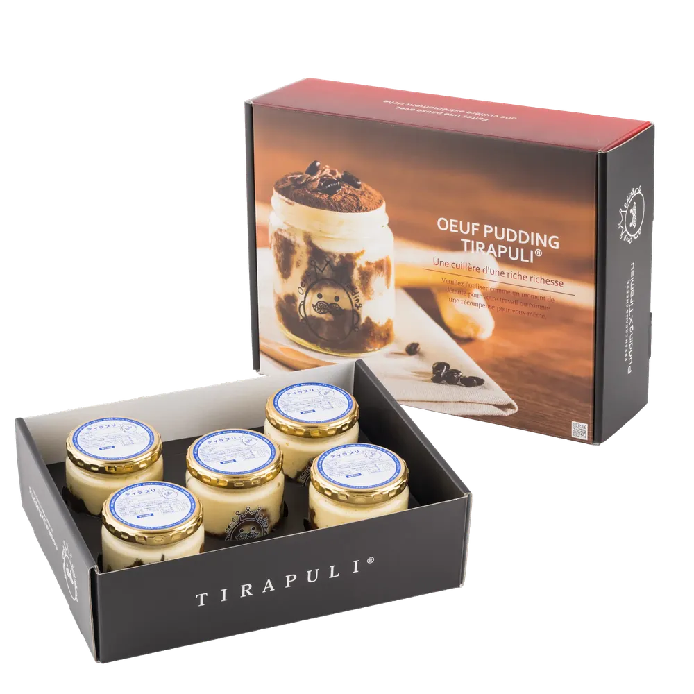 冷蔵】ティラプリ 5個入／8個入 | 大阪プリン専門店 うっふぷりん