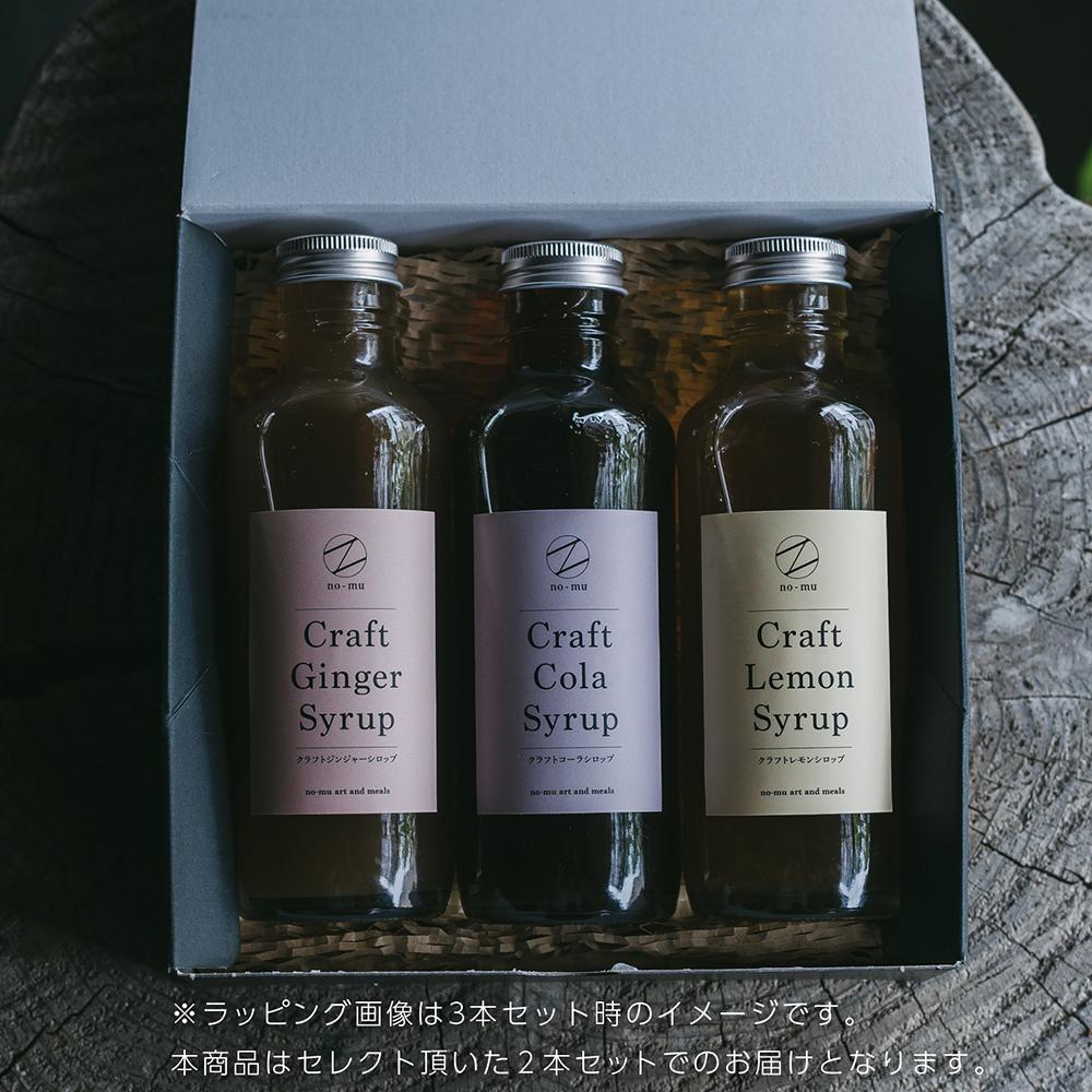 SUMMER GIFT クラフトシロップ 2本セット（2種類） | no-mu art & meals