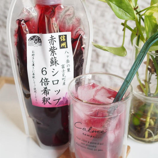 赤紫蘇シロップ6倍希釈(610ｇ(500㎖)5個入/10個入/16個入/20個入)