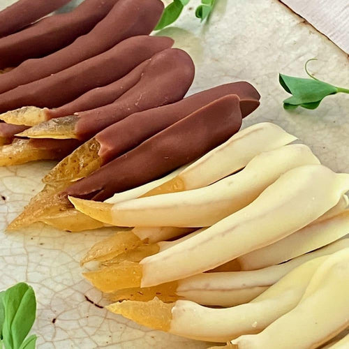 ピールチョコセット＜綾日向夏ホワイト＆ミルク＞オーガニックチョコ使用