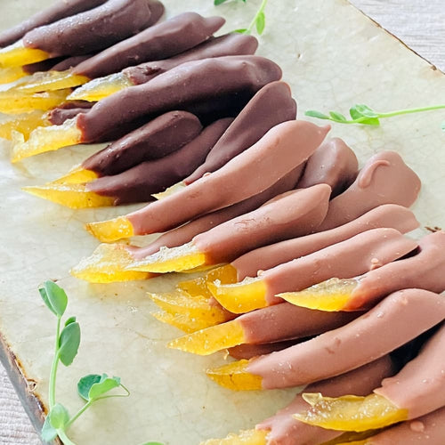 ピールチョコセット＜綾日向夏ビター＆ミルク＞ オーガニックチョコ使用