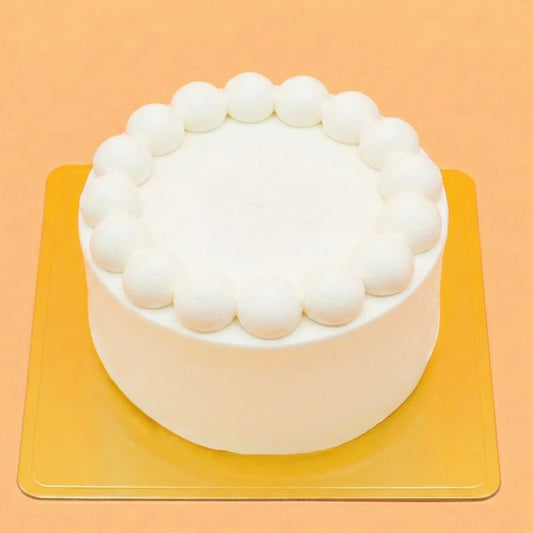 【送料無料】すっぴんケーキ　ジェノワーズデコレーション　※フルーツトッピングなし 5号サイズ【冷凍便】