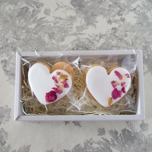 エディブルローズのアイシングクッキー