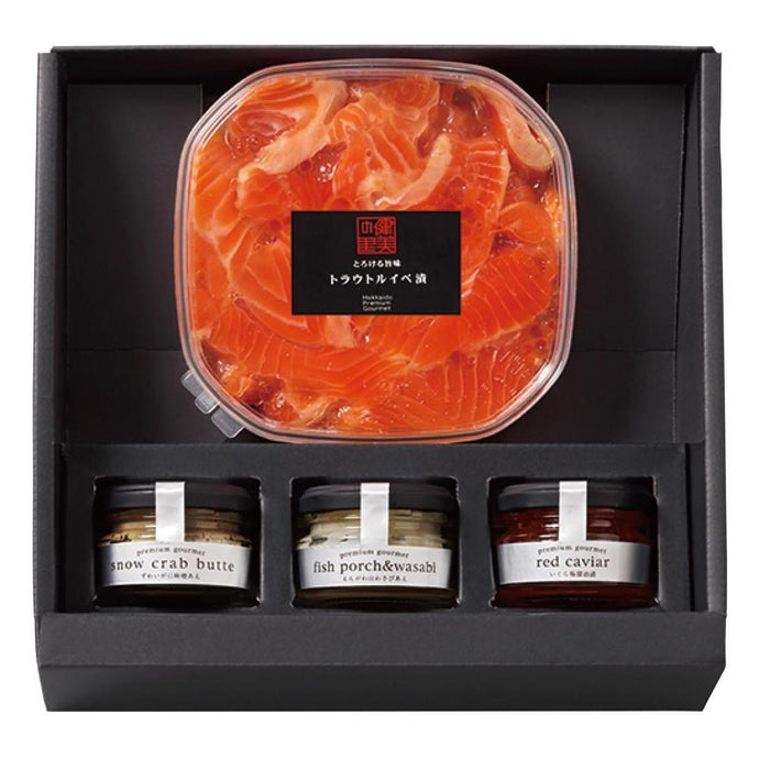 【送料無料】トラウトサーモンルイベ漬＆宝珠の逸品A【MG144G】 | 健美の里