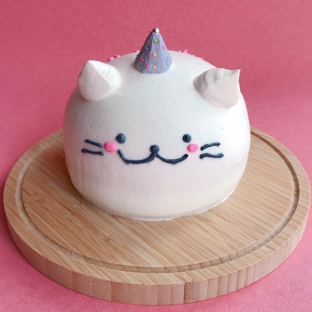 モコモコねこちゃんケーキ♡