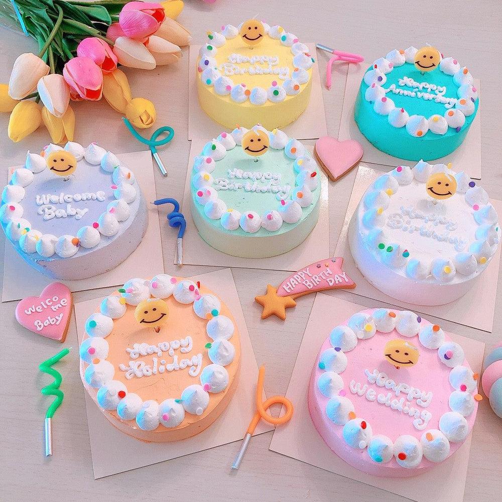 2024最新のスタイル ニコちゃんキャンドル センイルケーキ(4号/5号) | decolne Craft / Cloth Products